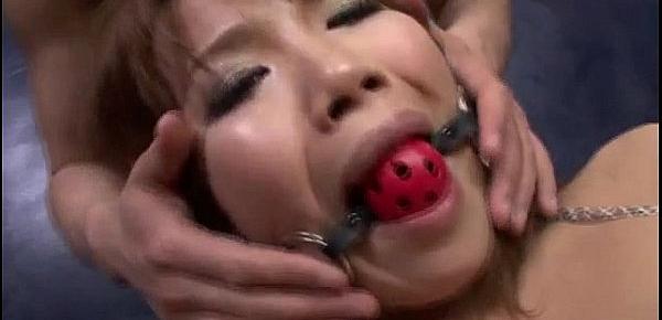  Amazing bondage with horny Japan model Akiho Nishimura